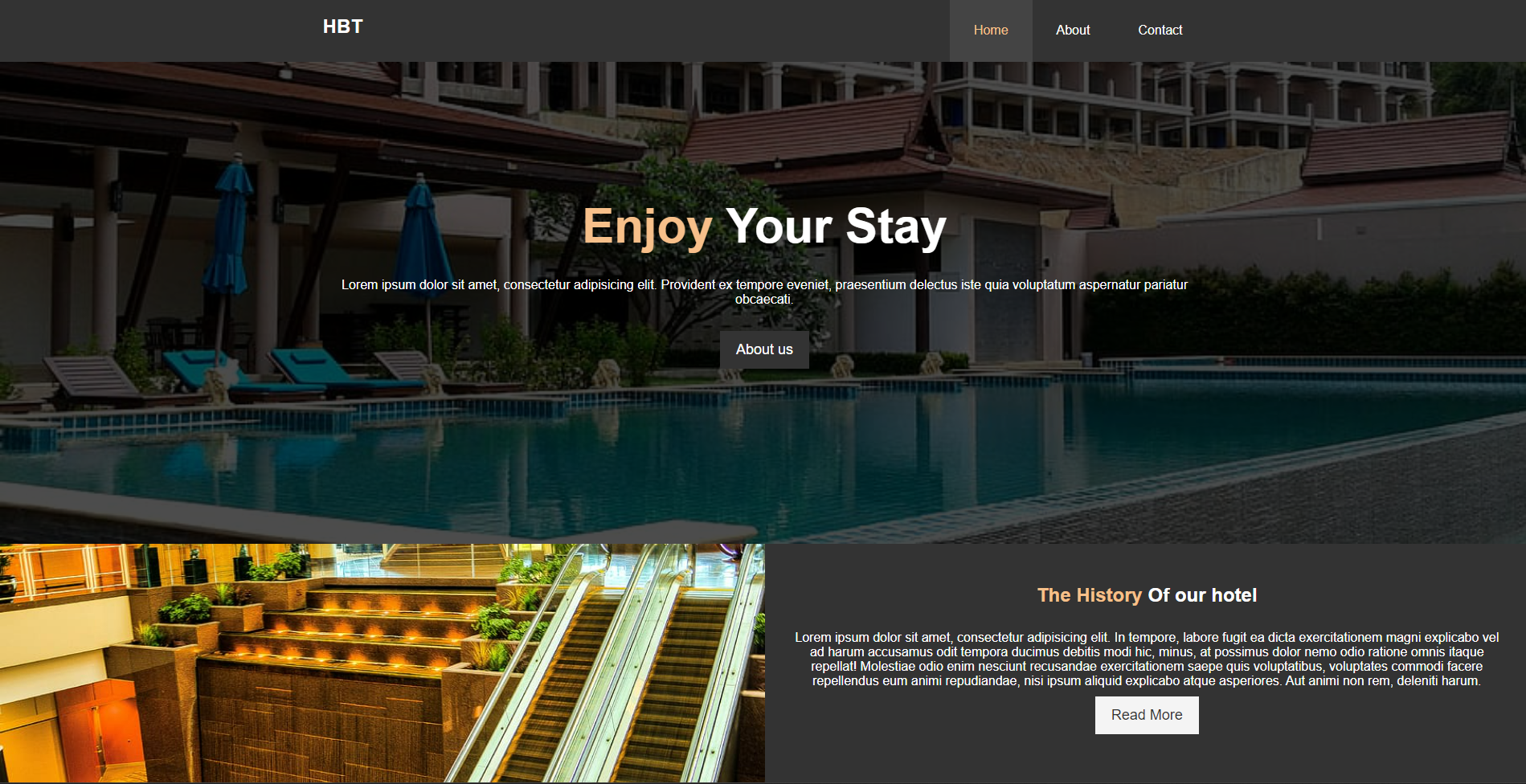 Hotel BT Business Website